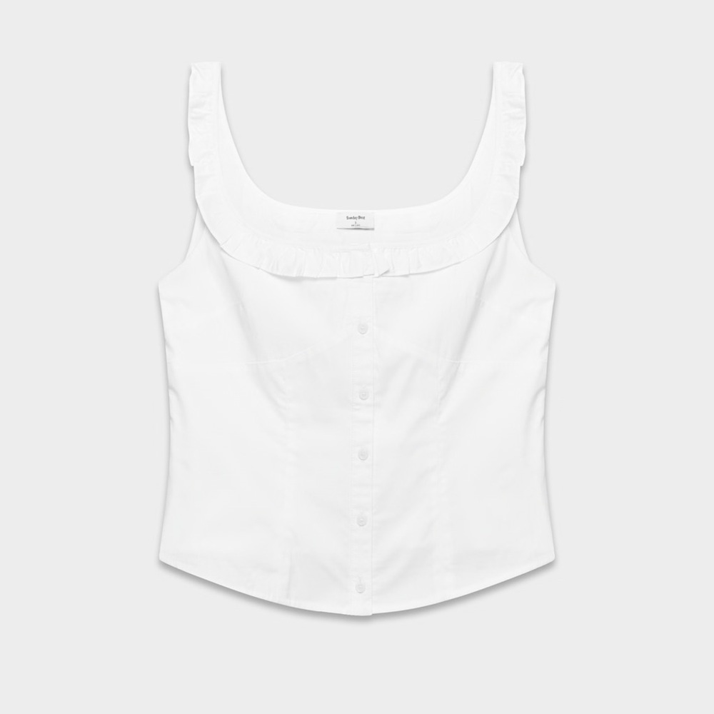 Sunday Best Glenda Poplin Top
